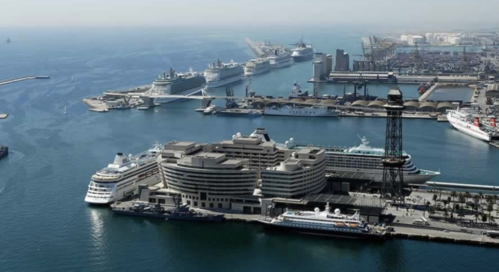 Barcelona’s Bustling Port - Major Cruise Hubs in Europe